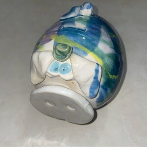 Vintage Handmade Cowboy Piggy Bank